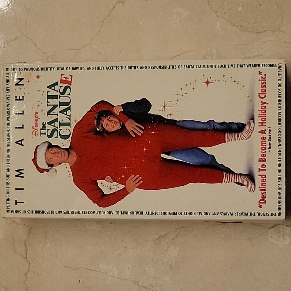 Disney's The Santa Clause VHS Tape